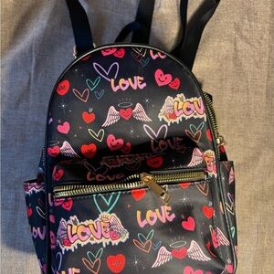 Like Dreams Angel wings Love Graffiti Art Mini Backpack